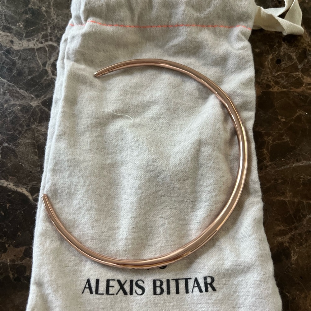 Alexis Bittar Metallic Rose choker